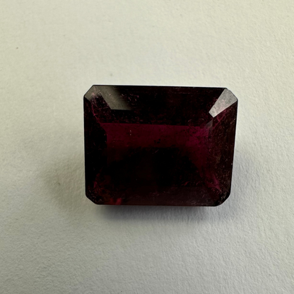 Purple Tourmaline Rectangular Loose Stone, 6.24 ct, 12.6x10 mm – view 2 of 3