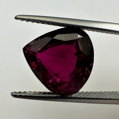 Red Tourmaline Loose Stone, 5.77 ct, 12.1x11.7 mm – view 1 of 3