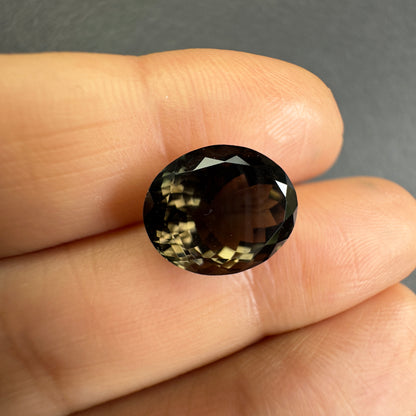 Brown Tourmaline Oval Loose Stone, 5.3 ct, 11.96x9.61 mm – view 1 of 3