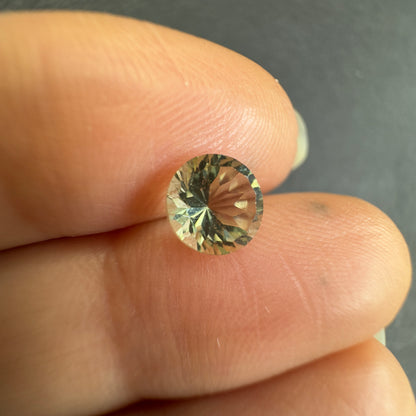 Green Tourmaline Round Loose Stone, 1.02 ct – view 1 of 3