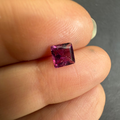 Purple Tourmaline Square Loose Stone, 0.55 ct – view 2 of 3