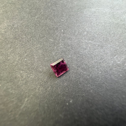 Purple Tourmaline Square Loose Stone, 0.55 ct – view 3 of 3