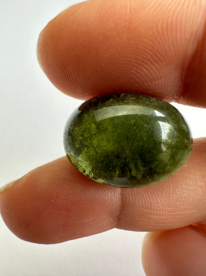 Green Tourmaline Oval Loose Stone, 20.77 ct, 19x14 mm – view 2 of 3