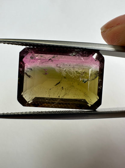 Purple Tourmaline Rectangular Loose Stone, 15.64 ct, 19.5x13.5 mm – view 1 of 3