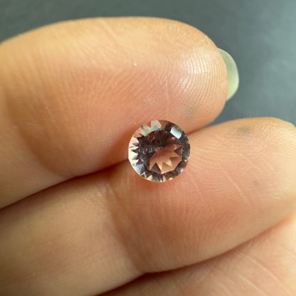 Peach Tourmaline Round Loose Stone, 0.75 ct – view 1 of 3