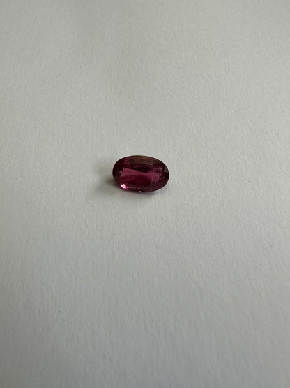 Purple Tourmaline Oval Loose Stone, 5.11 ct, 13.2x9 mm – view 3 of 3