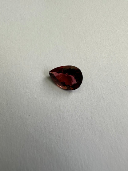 Red Tourmaline Pear Loose Stone, 4.23 ct, 13.8x9.1 mm – view 3 of 3