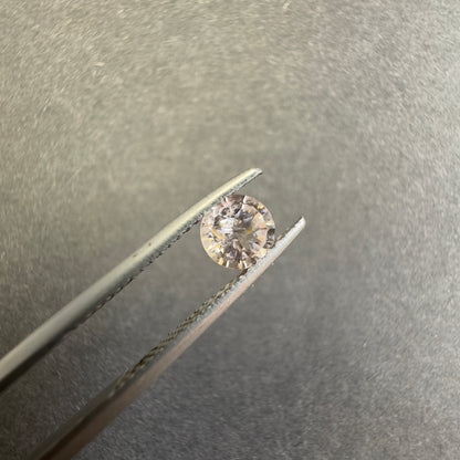 Pink Tourmaline Round Loose Stone, 0.54 ct – view 3 of 3