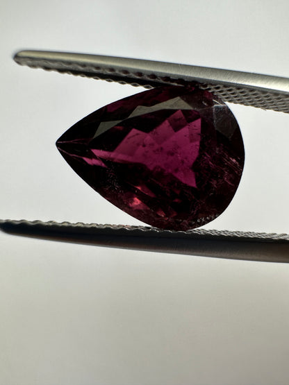 Purple Tourmaline Loose Stone, 4.23 ct, 12x9.1 mm – view 1 of 3
