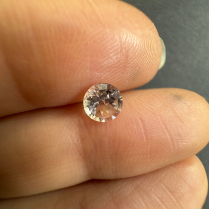 Pink Tourmaline Round Loose Stone, 0.54 ct – view 1 of 3