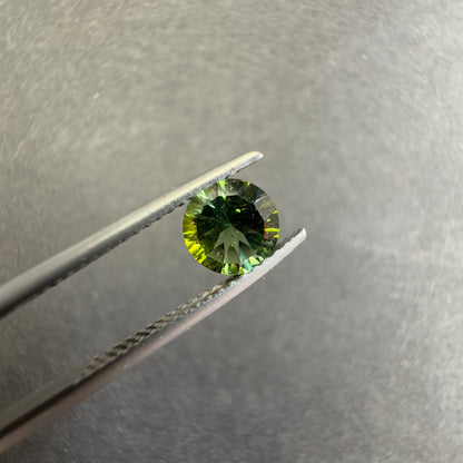 Green Tourmaline Round Loose Stone, 0.88 ct – view 2 of 3