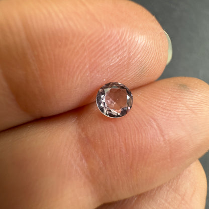 Pink Tourmaline Round Loose Stone, 0.23 ct – view 1 of 4