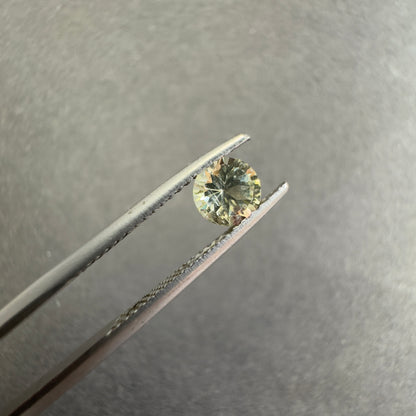 Green Tourmaline Round Loose Stone, 0.56 ct – view 2 of 3