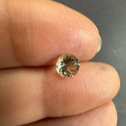 Green Tourmaline Round Loose Stone, 0.56 ct – view 1 of 3