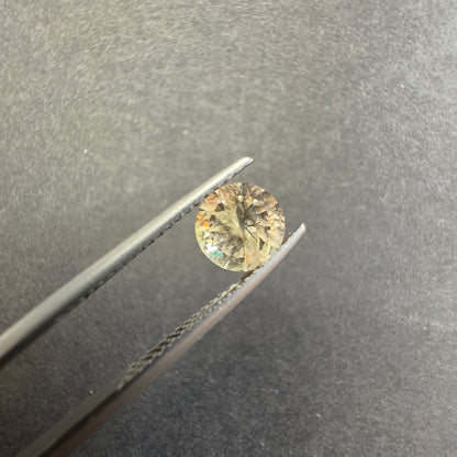 Yellow Tourmaline Round Loose Stone, 1.09 ct – view 2 of 4