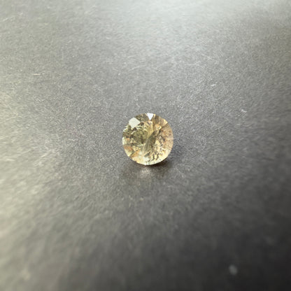 Yellow Tourmaline Round Loose Stone, 1.09 ct – view 4 of 4