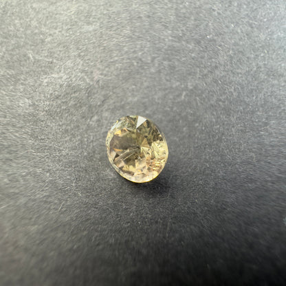 Yellow Tourmaline Round Loose Stone, 1.09 ct – view 3 of 4