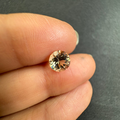 Yellow Tourmaline Round Loose Stone, 1.14 ct – view 1 of 3