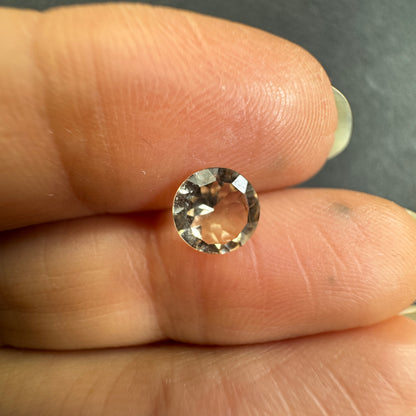 Yellow Tourmaline Round Loose Stone, 0.82 ct – view 1 of 3