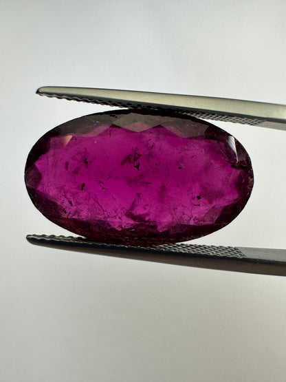 Pink Tourmaline Oval Loose Stone, 9.87 ct, 20.7x12.1 mm – view 3 of 3