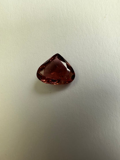Peach Tourmaline Loose Stone, 4.95 ct, 11.3x13.9 mm – view 3 of 3