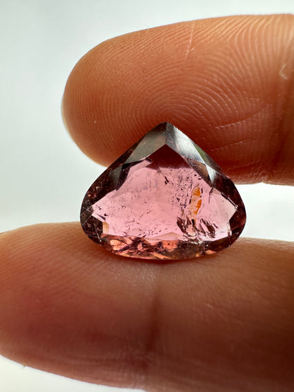 Peach Tourmaline Loose Stone, 4.95 ct, 11.3x13.9 mm – view 1 of 3