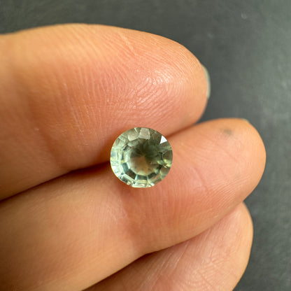 Green Tourmaline Round Loose Stone, 0.97 ct – view 1 of 3