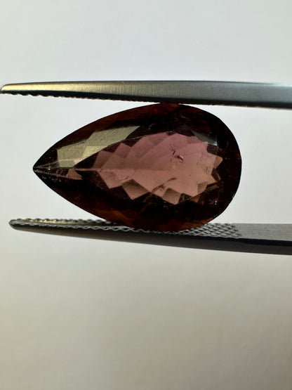 Peach Tourmaline Loose Stone, 7.37 ct, 7.2x10.4 mm – view 1 of 3