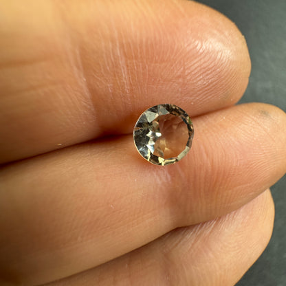 Yellow Tourmaline Round Loose Stone, 0.75 ct – view 1 of 3