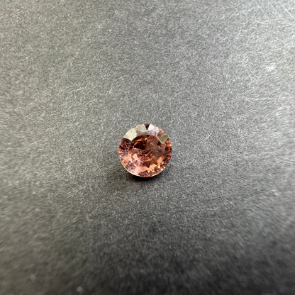 Peach Tourmaline Round Loose Stone, 0.96 ct – view 2 of 3