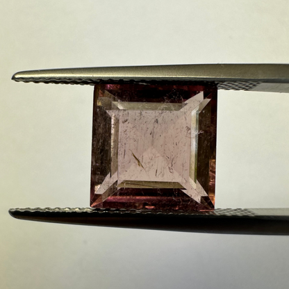 Purple Tourmaline Rectangular Loose Stone, 5.42 ct, 10x10 mm – view 3 of 3