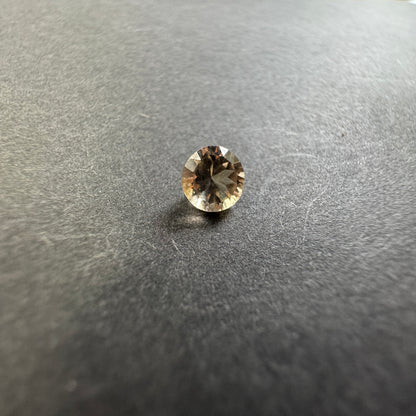 Yellow Tourmaline Round Loose Stone, 0.91 ct – view 2 of 3