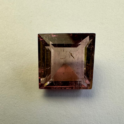 Purple Tourmaline Rectangular Loose Stone, 5.42 ct, 10x10 mm – view 2 of 3