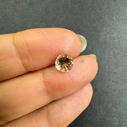 Yellow Tourmaline Round Loose Stone, 0.91 ct – view 1 of 3