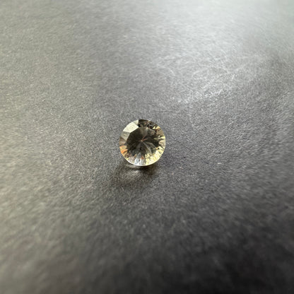 Yellow Tourmaline Round Loose Stone, 0.89 ct – view 2 of 3