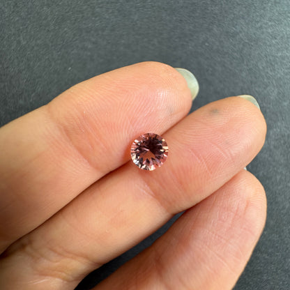 Pink Tourmaline Round Loose Stone, 0.72 ct – view 1 of 3