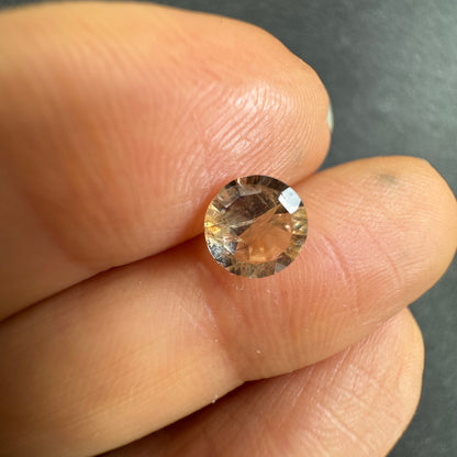Yellow Tourmaline Round Loose Stone, 0.78 ct – view 1 of 3