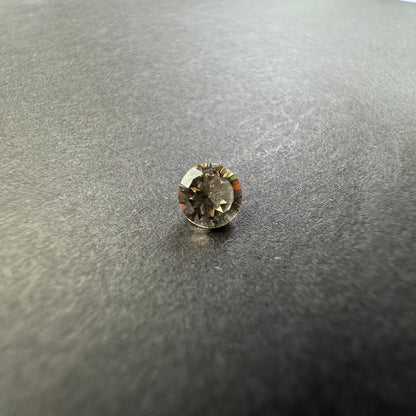 Yellow Tourmaline Round Loose Stone, 0.88 ct – view 2 of 3