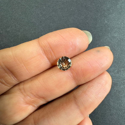 Yellow Tourmaline Round Loose Stone, 0.88 ct – view 1 of 3