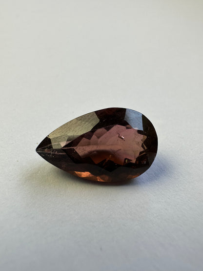 Peach Tourmaline Loose Stone, 7.37 ct, 7.2x10.4 mm – view 3 of 3