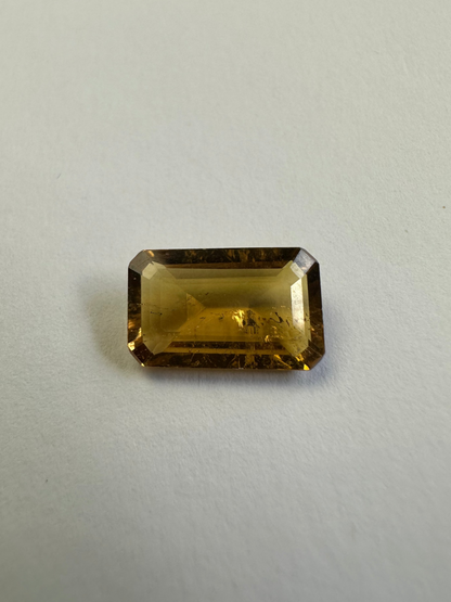 Yellow Tourmaline Rectangular Loose Stone, 3.78 ct, 13.2x8.2 mm – view 2 of 3