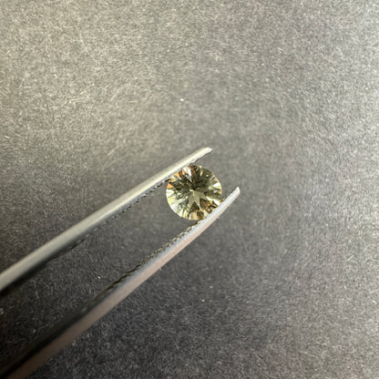 Yellow Tourmaline Round Loose Stone, 0.52 ct – view 2 of 3