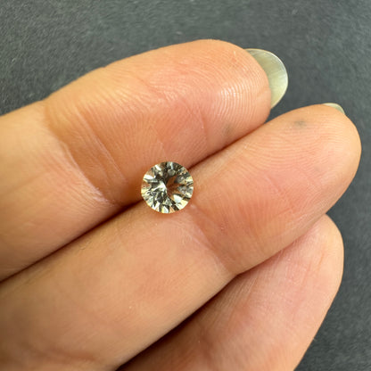 Yellow Tourmaline Round Loose Stone, 0.52 ct – view 1 of 3