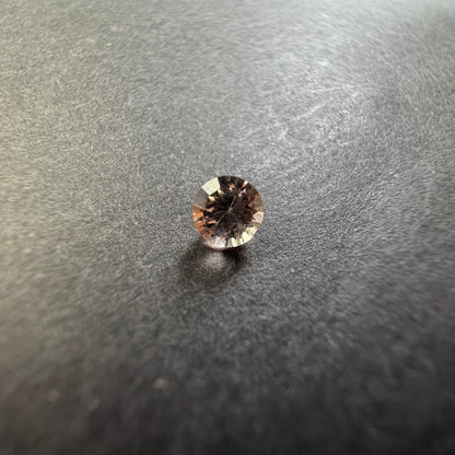 Peach Tourmaline Round Loose Stone, 0.46 ct – view 2 of 3