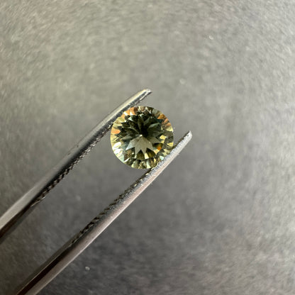 Yellow Tourmaline Round Loose Stone, 0.95 ct – view 3 of 3