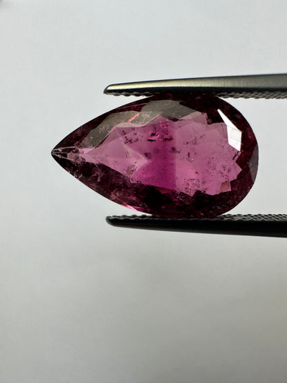 Purple Tourmaline Loose Stone, 6.34 ct, 16.8x10.2 mm – view 2 of 3