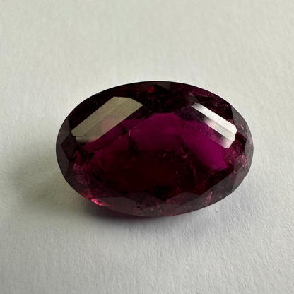 Pink Tourmaline Oval Loose Stone, 13.95 ct, 18.4x12.4 mm – view 3 of 3