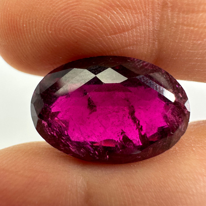 Pink Tourmaline Oval Loose Stone, 13.95 ct, 18.4x12.4 mm – view 1 of 3