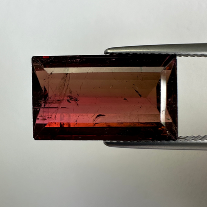 Purple Tourmaline Rectangular Loose Stone, 13.01 ct, 18.3x10.8 mm – view 1 of 3