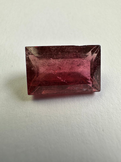 Purple Tourmaline Rectangular Loose Stone, 8.14 ct, 14.4x9 mm – view 3 of 3
